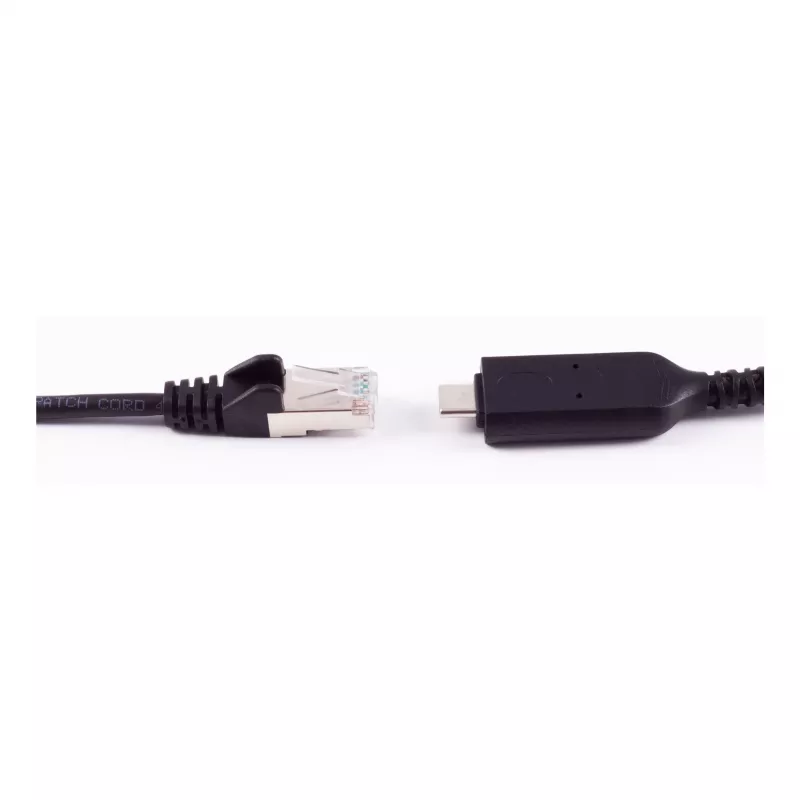 SHIVERPEAKS USB-C auf RJ45 Gigabit Ethernet Adapterkabel 1m Schwarz BS13-51025