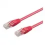 Wentronic Goobay CAT 5e U/UTP Patchkabel, Magenta, 0,25 m 95200