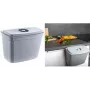 keeeper Milan 4L Hänge-Küchenabfallbehälter, Nordic Grey, mit Deckel, PP 1031213000000