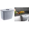 keeeper Milan 4L Hänge-Küchenabfallbehälter, Nordic Grey, mit Deckel, PP 1031213000000