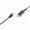 SHIVERPEAKS USB-A auf RJ45 Gigabit Ethernet Adapterkabel, 1m, Schwarz BS13-52025