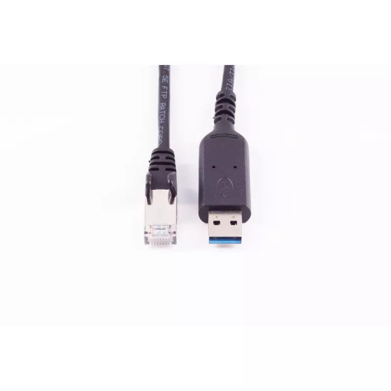 SHIVERPEAKS USB-A auf RJ45 Gigabit Ethernet Adapterkabel, 1m, Schwarz BS13-52025