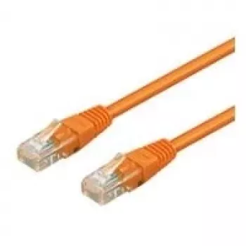 Wentronic Goobay CAT 5e Patchkabel U/UTP Orange 0,25m CCA 95201