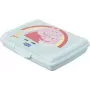 keeeper carla mini Peppa Pig Brotdose, 0,5 L, Aquamarin Deco-Click-Box Mini, PP, Clip-Verschluss, 1 Stück 1070462433600