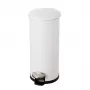 helit the zinc Tretabfallbehälter 20L Weiß Pulverbeschichteter Stahl Rund Soft-Close H2406605