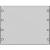 SCHROFF 19 inch Blindplatte 2U RAL 7035 Lichtgrau (30118-301)
