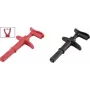 VOLTCRAFT Krokodilklemme mit 4-mm-Stecker CAT III 1000 V, CAT IV 600 V Schwarz/Rot MSK-116 (VC-8371750)