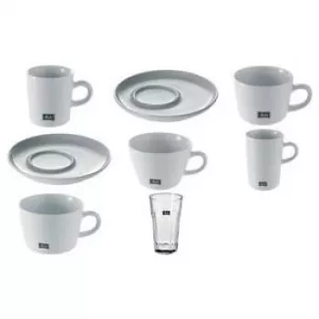 Melitta Latte Macchiato Gläser M-Cups, 330 ml, Bleikristall, 130 mm Höhe - 12 Stück (18990)