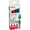 EDDING 360 Whiteboard-Marker, verschiedene Farben, 1,5-3,0 mm, 4 Stück (4-360-4-2)