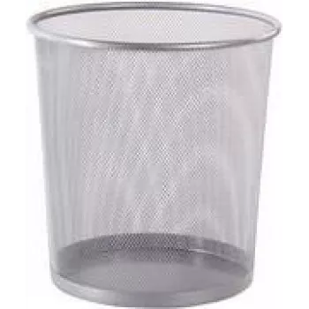 Westcott Drahtgitter-Abfalleimer, 12,3 L, Silber, Rund, 230 x 270 mm E-744607 00