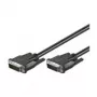 Wentronic goobay DVI-D Dual Link Kabel 0,5m Schwarz mit Rändelschrauben 93295