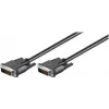 Wentronic goobay DVI-D Dual Link Kabel 0,5m Schwarz mit Rändelschrauben 93295