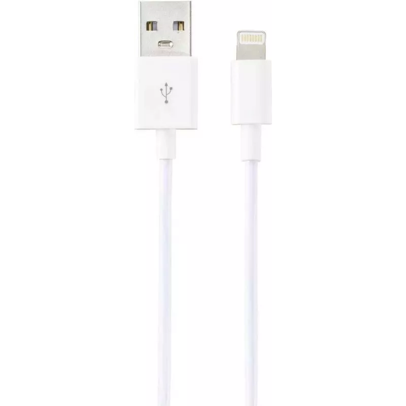 Renkforce USB 2.0 USB-A auf Apple Lightning Kabel 1m Weiß Matt RF-5724084