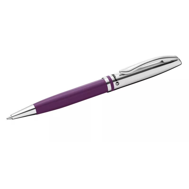 Pelikan Jazz Classic Kugelschreiber, violettes Metall, Drehmechanismus, blaue Tinte, Medium 300013899