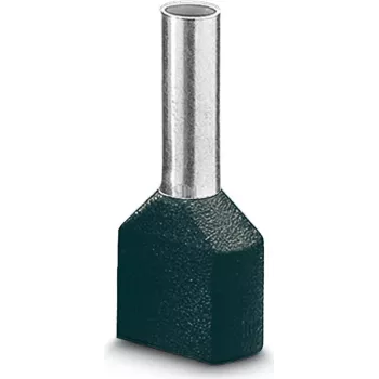 LAPP Zwillings-Aderendhülse, 0,75 mm², 8 mm, teilisoliert, grau, 500 Stück 61802000