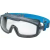 uvex i-guard+ Full Vision Schutzbrille, klare Scheibe, anthrazit/blauer Rahmen 9143267