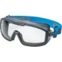 uvex i-guard+ Full Vision Schutzbrille, klare Scheibe, anthrazit/blauer Rahmen 9143267