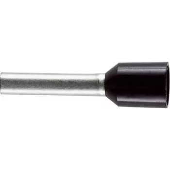 LAPP Aderendhülse 1,5 mm² 10 mm teilweise isoliert schwarz (500 Stück) 61802068