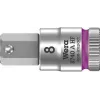 Wera 05003339001 Zyklop 3/8 Zoll Sechskant-Steckschlüssel 8x28 mm mit Haltefunktion