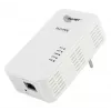 ALLNET ALL1681203-CH Powerline 1200 Mbps Gigabit PoE+ Bridge mit integrierter Steckdose