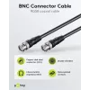 Wentronic Goobay BNC-Verbindungskabel, Schwarz, 2 m - BNC-Stecker zu BNC-Stecker (50086)