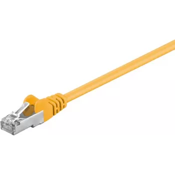 Wentronic Goobay CAT 5e Patchkabel, F/UTP, Gelb, 7,5 m - CCA Kupfer-Aluminium (50169)