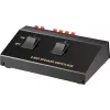 Wentronic Goobay Lautsprecher-Umschalter, Schwarz - Verbindet bis zu 2 Lautsprecherpaare (60928)