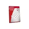 Kores Universaletiketten, 99,1 x 93,9 mm, Weiß, 100 Blatt, 6 Etiketten pro Blatt, 600 Etiketten insgesamt, Abgerundeter Rand L9993