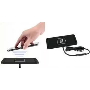 IWH Kabelloses Ladepad mit Schnellladefunktion, 1x USB-C, kompakt, für Qi-Geräte, 1 Stk. (019067)