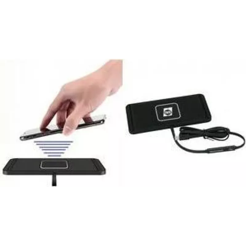 IWH Kabelloses Ladepad mit Schnellladefunktion, 1x USB-C, kompakt, für Qi-Geräte, 1 Stk. (019067)