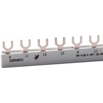 DOEPKE 4-Phasen Gabel-Sammelschiene 120A 12TE EV-SG4.12.120L 09920125