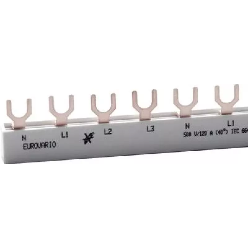 DOEPKE 4-Phasen Gabel-Sammelschiene 120A 12TE EV-SG4.12.120L 09920125