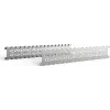SCHROFF 23130084 19 inch Rack-Montage-Kit - Stahl, verzinkt, 2 Halterungen, 4 Schrauben M4x10, 4 Muttern M4, 4 Unterlegscheiben, 4 Kunststoff-Unterlegscheiben