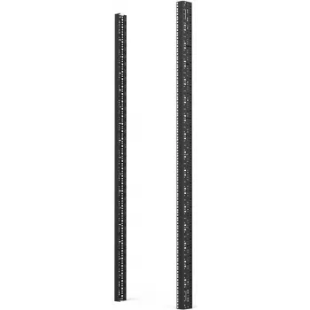 Schroff 23130-014 Vertikale Montageschiene, 38U, 1800 mm, Stahl, Schwarz