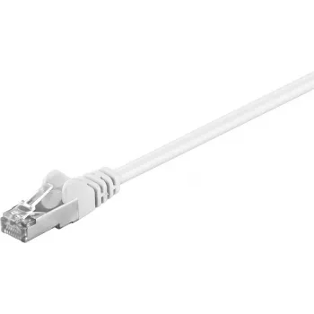 Wentronic Goobay CAT 5e Patchkabel, F/UTP, Weiß, 30 m - CCA Kupferkaschiertes Aluminium (93497)