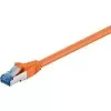 Wentronic Goobay CAT 6a S/FTP Patchkabel, RJ45, 5 m, Orange, LSZH, Kupfer 93818