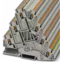 Phoenix Contact PT 2,5-PE/3L Motor-Klemmenblock, Push-in, 3-Ebenen, PE, 2,5 mm², Grau, 3210542