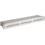 Wentronic Goobay CAT 6 24-Port STP Patch Panel, 19 inch 1U, Grau 94036