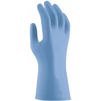 Uvex u-fit strong N2000 Nitrilhandschuhe, Größe M, puderfrei, blau, 100 Stück 6096208