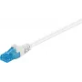 WENTRONIC Goobay CAT 6a Patchkabel, U/UTP, Weiß, 1,5 m - LSZH Halogenfrei, Kupfer (59825)
