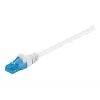 WENTRONIC Goobay CAT 6a Patchkabel, U/UTP, Weiß, 1,5 m - LSZH Halogenfrei, Kupfer (59825)