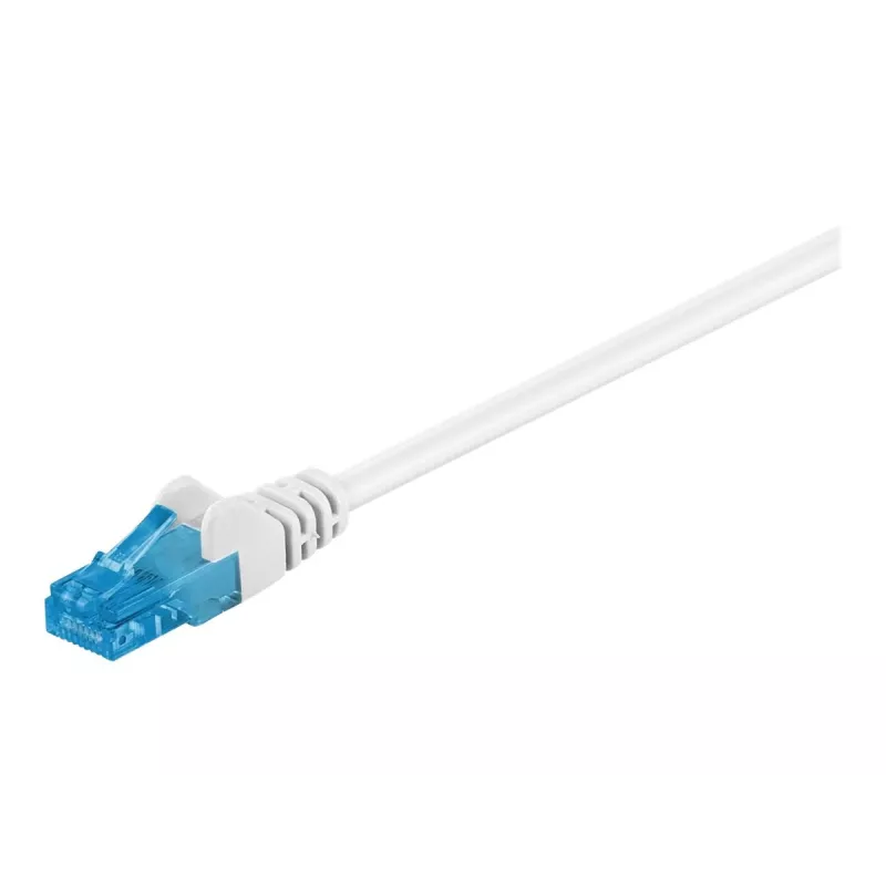 WENTRONIC Goobay CAT 6a Patchkabel, U/UTP, Weiß, 1,5 m - LSZH Halogenfrei, Kupfer (59825)
