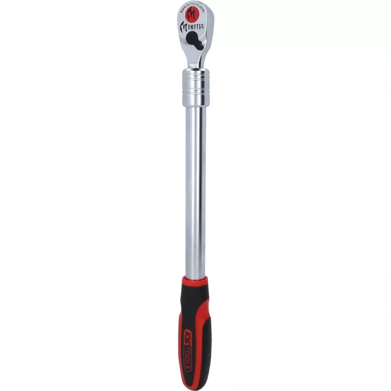 KS Tools 935.1285 1/2 inch Umschaltknarre, 635 mm, 72 Zähne, Chrom-Vanadium
