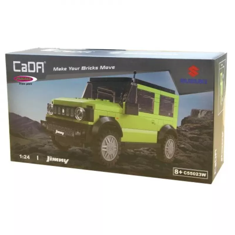 JAMARA CaDA Suzuki Jimny 1:24 Bausteinset, grün, 8+ (402865)