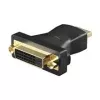 Wentronic Goobay HDMI auf DVI-D Adapter, HDMI Stecker auf DVI-D Buchse, vergoldet, schwarz, 2560x1600 68930