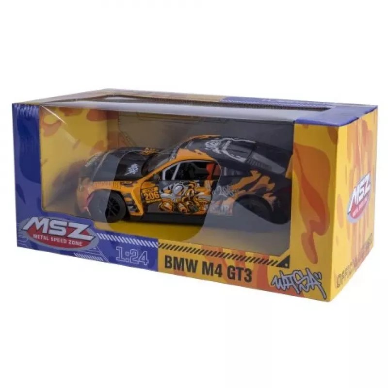 JAMARA BMW M4 GT3 1:24 Gelbes RC-Auto 2,4 GHz 402627