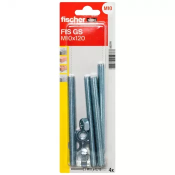 Fischer FIS GS M10 x 120 K NV Gewindeanker 120 mm, verzinkter Stahl, 1 Stück 503791