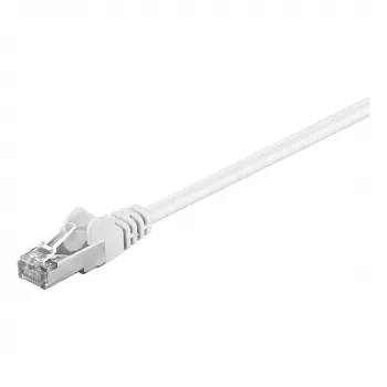 Wentronic Goobay CAT 5e F/UTP Patchkabel, 0,5 m, Weiß