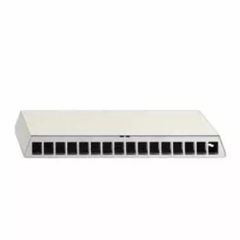 Rutenbeck Patch Panel PP-UM A-16 AP, 16-Port Aufputz, Weiß 23911115