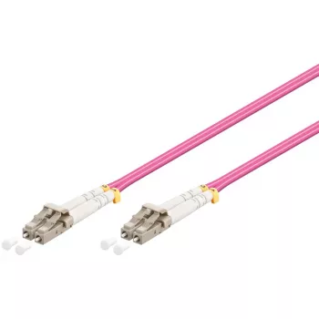 Wentronic 95938 LWL-Patchkabel LC auf LC Multimode, Pink